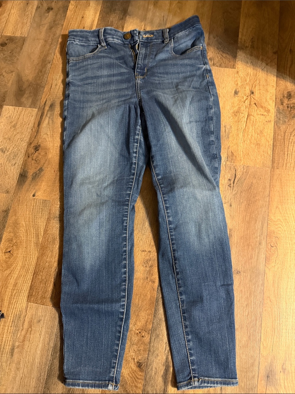 American Eagle Outfitters Medium Blue Stretch Jeggings size 8 short